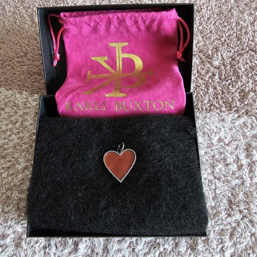 NWOT‎ Karli Buxton Heart with Crystals